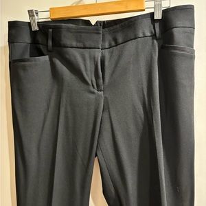 Express women’s black columnist pants with bootcut leg